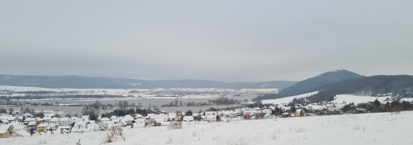 Hochwasser und Schnee