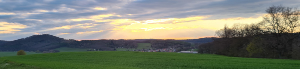 Abendrot über dem Krayenberg