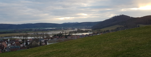 Hochwasser Werra 2020