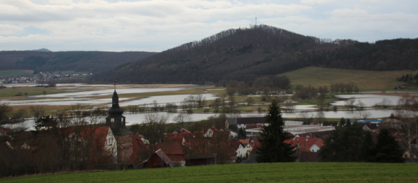 Hochwasser Werra 2020