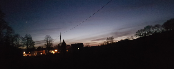 ...kurz vor dem Dorf