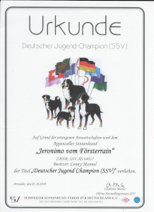 Jeronimo vom Försterrain