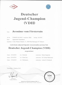 Jeronimo vom Försterrain