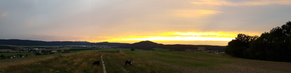 Sonnenuntergang am Krayenberg