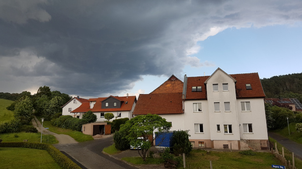 Unwetter Tiefenort 13.06.2019